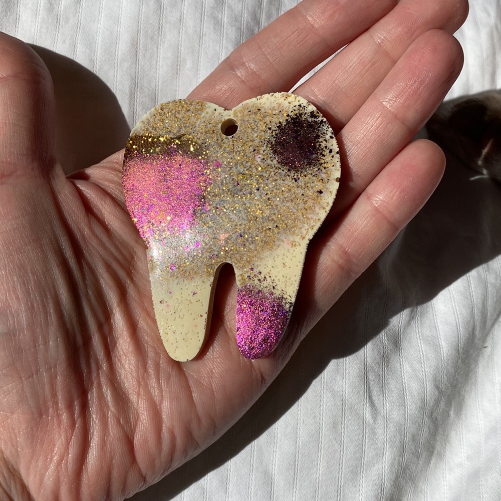 Handmade Resin Tooth Magnet